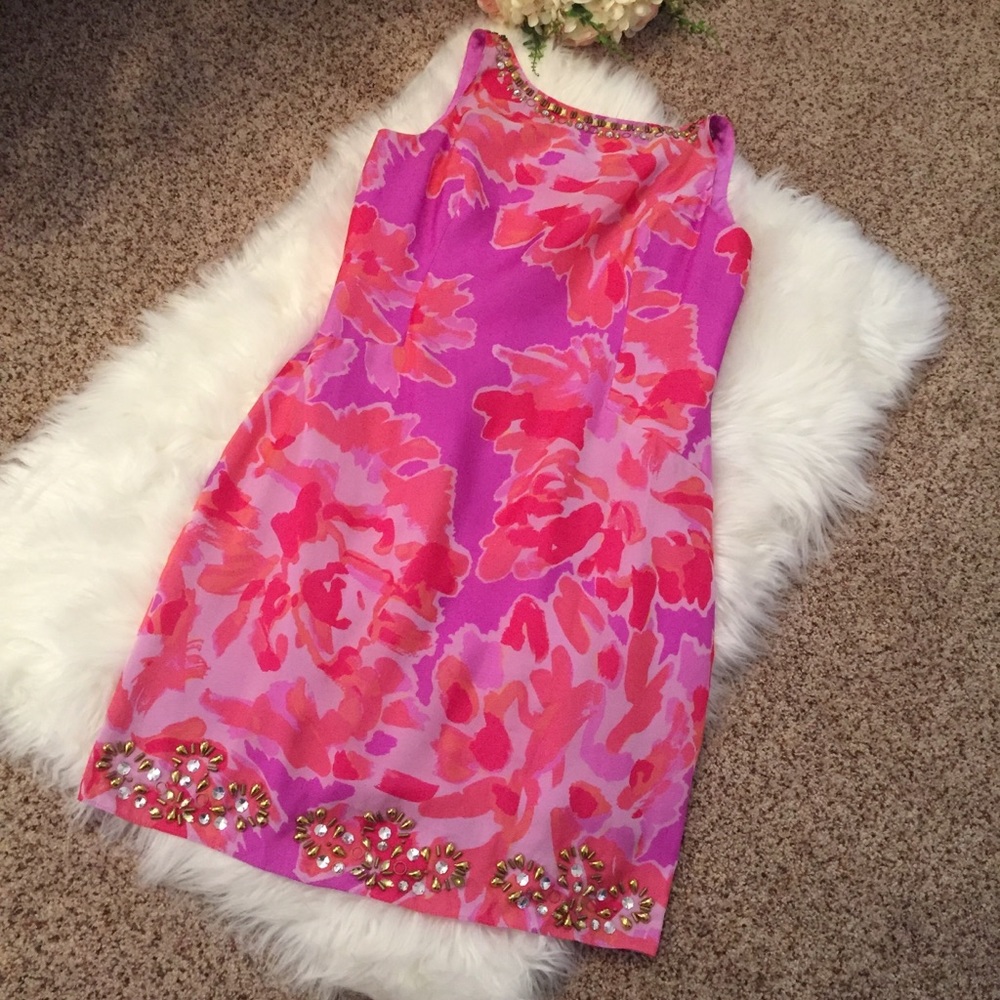 Lilly Pulitzer Pulaski Silk Dress in Soirée Purple